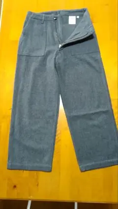 ウール ワイドパンツ