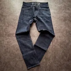 希少 デンハム バージンコンフォート RAZOR スリムフィット デニム 赤耳