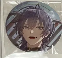 にじさんじ　長尾景 誕生日　2025 箔押し缶バッジ