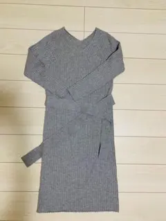 MERCURYDUO ニットワンピース　リボン