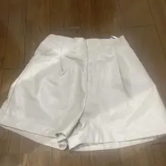 GRL レザーショートパンツ