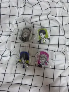 ブルーロック　缶バッジ　4個セット　凪誠士郎　潔世一　士道龍聖　オリヴァ・愛空