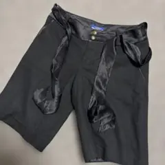 Burberry Blue Label ブラックショートパンツ 38