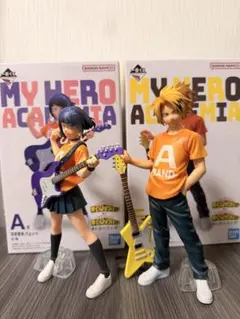 僕のヒーローアカデミア 一番くじ 耳郎響香 上鳴電気フィギュアセット【開封済】