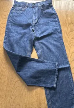 GU ストレートレッグ デニムパンツ インディゴ　L