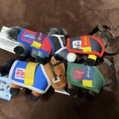 サラブレッドコレクション 馬服マスコットボールチェーン4 全4種 コンプリート