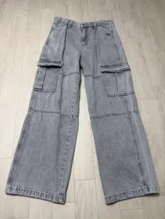 【ココ様専用】H&M ストレートデニム　ブラック