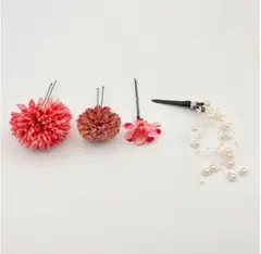 華やかヘアアクセサリー4点セット