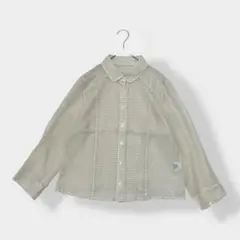 UNDICI NOVE ウンディッチノーベ シアー ブラウス ベージュ 40