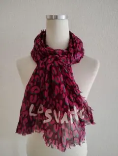 【全新品同様】LOUIS VUITTON 豹紋標誌圍巾