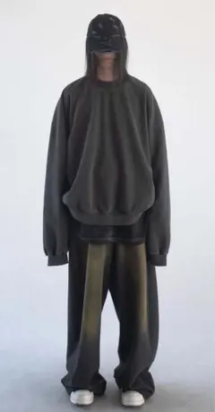 COLN コルン save box sweatshirt スウェット 炭黒