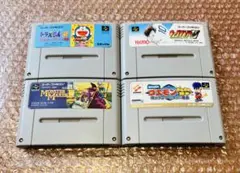 【SFCソフト4本セット・Nintendo Super Famicom】me