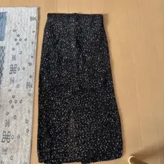 スパンコールスリットニットスカートのサムネイル