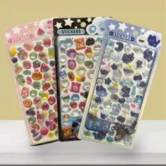 ☆ 3D立体シール 3枚セット☆