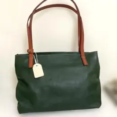 厚手植鞣革 本革 トートバッグ ナチュラル レザー ハンドメイド