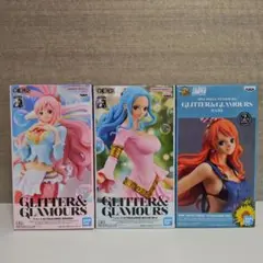 【未開封】ワンピース/GLITTER&GLAMOURS/ビビ/しらほし/ナミ