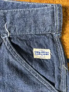 1940s HERCULES デニム ペインターパンツ ワークパンツ ビンテージ 1940s HERCULES デニム ペインターパンツ ワークパンツ ビンテージ