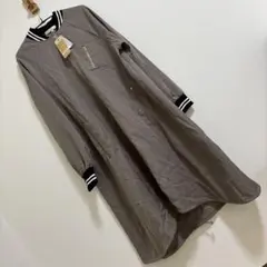 silent worth グレージュ ロングコート M ロングワンピース