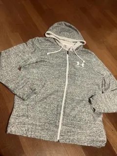 UNDER ARMOUR フルジップ パーカー LG グレー