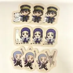 ゴールデンカムイ　東武動物公園　フレークシール　杉元佐一　アシリパ　白石由竹