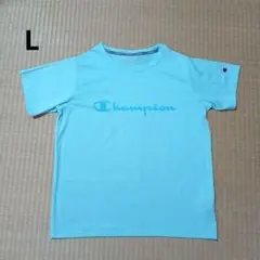 チャンピオン 半袖Tシャツ Lサイズ Vapor グリーン 吸水速乾 薄手