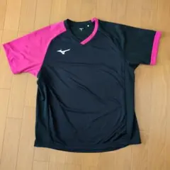 Mizuno 卓球ウェア 黒/ピンク　Мサイズ