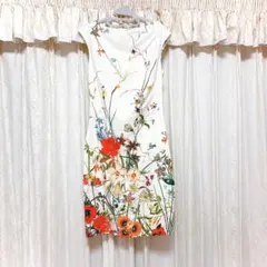 WESTERN STYLE 花柄ノースリーブワンピース Sのサムネイル