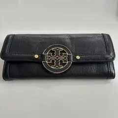 【最終値下げ】TORY BURCH トリーバーチ 長財布　黒レザー