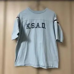 ロデオクラウンズ半袖Tシャツ ライトブルー K.S.A.D.ロゴのサムネイル