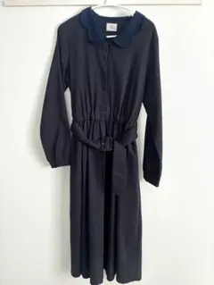 メリージェニー　merryjenny スカラップカラーワンピース