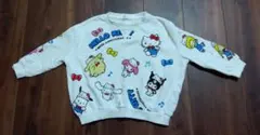 サンリオ　ハローキティ　クロミ　マイメロディ　プリン　トレーナー　110cm
