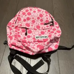 OUTDOOR PRODUCTS キッズ リュック ピンク ドット柄