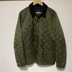 希少　Barbour キルティングジャケット XL オリーブ　バブアー