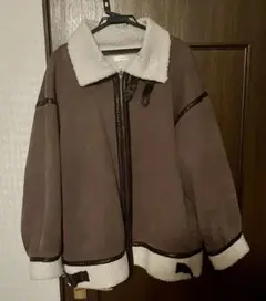 ブラウン ムートンコート