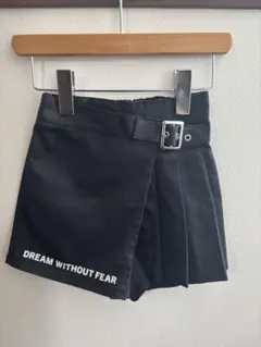 ANAP ブラック プリーツスカート風 ハーフパンツ130