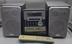 ビクター　ミニコンポ　MD DVD カセット UX-QD7 リモコン付 ビクター ミニコンポ MD DVD カセット UX-QD7 リモコン付 - メルカリ
