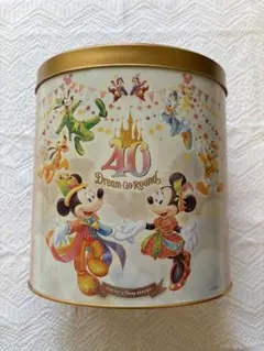 東京ディズニーリゾート 40周年 チョコレートクランチ空き缶