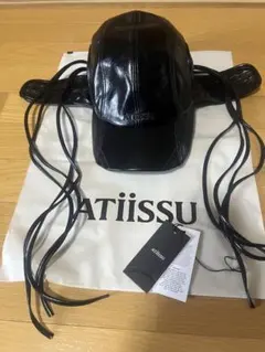 新品タグ付き】atiissu ブラック バケットハット オールシーズンOK