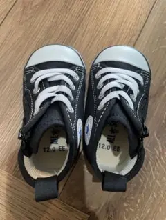 ALL STAR 黒のベビーシューズ 12.0 EE