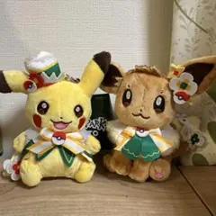 ポケパーク カントー ピカチュウ イーブイ 2体セット ぬいぐるみ 新品