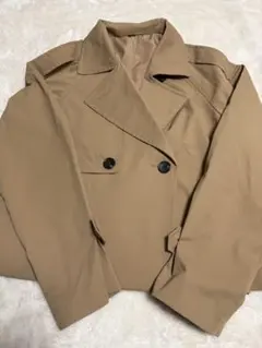 GUベージュ ダブルブレストジャケットLサイズ