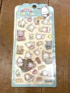 新品未使用　韓国限定　サンリオ　ポチャッコ　ドロップ　3D 立体シール　正規品