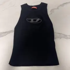 DIESEL M-ONERVA-TOP リブタンクトップ ブラック XSのサムネイル