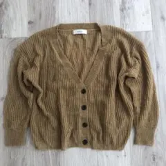 ZOOTIE イエローカーディガン