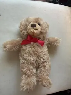ベージュのクマ　ぬいぐるみ　ブランド不明