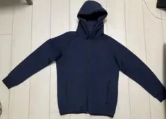 UNIQLO ウルトラストレッチドライスウェットフルジップパーカ NAVY