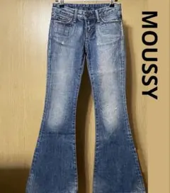 moussy ブーツカットデニム　ローウエスト　フレアデニム