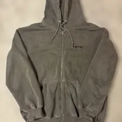 XLARGE グレー ジップアップパーカー M