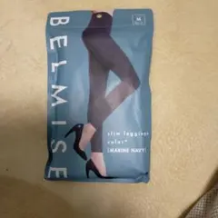 BELMISE スリムレギンス M マリンネイビー