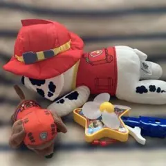 パウパトロール　ぬいぐるみ大小　扇風機3点のサムネイル
